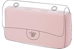 DGAZ Soie Coussin de Sac à Main Pour Sac à Main de Luxe Chanel CF Classic Flap, Organisateur de Sac à Main, Femmes Organiseur de sac Soyeux (Medium 25, Rose)