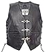Produktbild LEDER KUTTE LEDERWESTE MOTORRAD CLUB WESTE HERREN BIKERWESTE - 1050 - SP (XS)