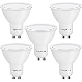Lepro GU10 LED Bulbs, Cool White 5000K, 50W Halogen Spotlight Equivalent, 5.2W 400lm Energy Saving Light Bulbs, 120° Beam Ang