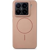 Fenza Xiaomi 15 Uyumlu MagSafe Sararmaya Dayanıklı G&uuml;&ccedil;l&uuml; Manyetik Kamera Korumalı İnce ve Sert Telefon Kılıfı - (Gold)