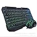Produktbild Von hinten beleuchtete Tastatur / Maus-Set Tastatur mit Kabel USB-Jack-Spiel leuchtende Tastatur / Maus-Set