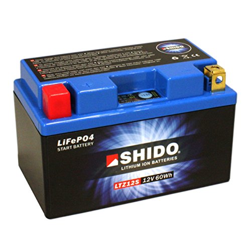Batterie Shido Lithium LTZ12S/YTZ12S 12 V 11Ah (Dimensions: 150X87X110) for Honda SH300 I Scooby 2008