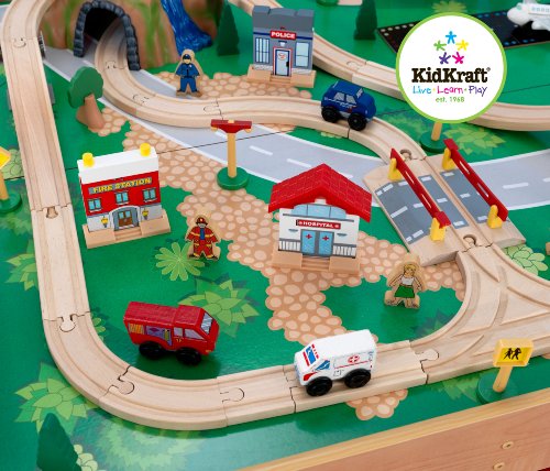 KidKraft - Waterfall Mountain Train Set & Table
