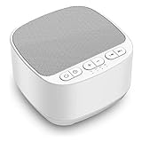 Magicteam Sleep Sound White Noise Machine With 40 Natural Soothing Sounds And Memory Function 32 Levels Of Volume Sleep Timer Sound Therapy For Baby Kids Adults (ac Adapter Not Included)