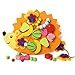 Produktbild Tagke Igel Seil Spielzeug Igel Perlen Holz Threading Board Lernspielzeug Hand Feine Action Training Spielzeug Hand-Auge Koordination Bausteine