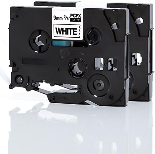 iTecXpress24 - 2pcs. Original Eseller ESD Label/Tape | Tape Cassette/Tape for TZ 221 | TZ221 | TZ 221 Brother P-Touch Label Printers Device Including PT1005 1000 1010 1000 W 1090 1090VP E100 E100VP P700 P750 W Professional PC Mac D400 VP D200 BW 2430PC Pt 2430PC USB 2730VP 7000 9000 Series PTD450VP PTE500VPG1 PTD200BWZG1 Pt 9700PC H75 H105 H300 H500 Model 9 mm x 8 m - Black on White - 100% compatible with TZe-221 Pt Labeller
