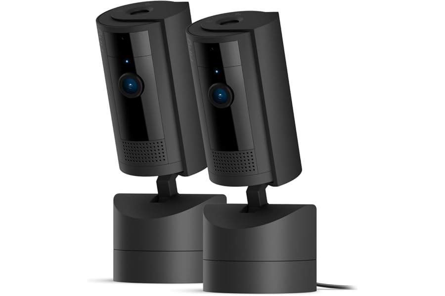 Bewegliche Ring-Innenkamera (Pan-Tilt Indoor Camera) | Plug-in-Überwachungskamera für Haustierbesitz