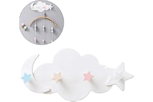 StyleBest Crochets muraux, Clouds Auto-adhésifs pour Mur et Papier Peint, étagère Murale pour Chambre d'enfant étagère Murale pour Manteaux pour Enfants