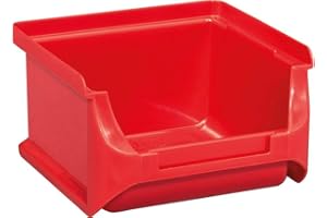 Allit 456201 - Scatola portaoggetti, 100 x 60 x 100 mm, colore: Rosso