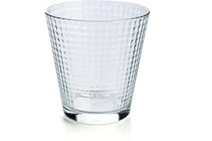 QUID Luminarc Lina - Set di 6 bicchieri a forma bassa da 25 cl, lavabili in lavastoviglie, in vetro