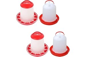 TM&W-Birds' feeders and Drinkers 1.5 kg 1.5 LTR =4 pcs Combo,