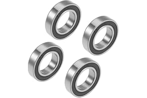 PATIKIL 17mm x 30mm x 7mm Profondo Scanalatura Sfere Cuscinetti, 4 Pezzi Alto Carbonio Acciaio Cuscinetto a Sfera a Gola Profonda per Potenza Trasmissione, 6903-2RS