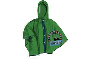 CARTOON Cape de pluie Dinosaure T-Rex, imperméable, cape, anti-pluie, coupe-vent, en PVC, pour enfants