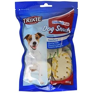 Trixie Denta Fun Dog Snack, Zapatitos, 10 uds, 100 g