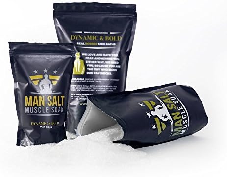 ManSalt Muscle Soak -Epsom Salt Bulk- - Best Bath Salts (Boss, 3LB) by ManSalt