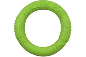 NICERAM Anillo De Fitness para Perros | Juguete De Anillo De Goma | Juguetes Flotantes Disco para Perros Voladores | Juguetes para Masticar Perros Al Aire Libre para Entrenamiento