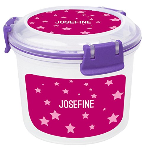 Preisvergleich Produktbild Müslidose Muster *Sterne* *Herzchen, eigene Lunchbox von Finlix