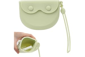 KASESSS Caja Dentadura Postiza, Caja Ferula Dental de Silicona, Caja Ortodoncia Ahorro de Espacio, Caja Aparato Dental, Caja Ortodoncia con Agujero de Aire, Multifuncional Caja Funda Ortodoncia