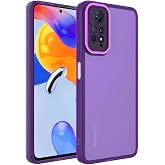 Zore Xiaomi ile uyumlu Redmi Note 11 Pro 5G Kılıf Kamera Korumalı Transparan Zore Post Kapak Derin Mor