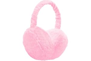 UQTUKO Paraorecchie Invernali, Pieghevole Paraorecchie Donna Uomo Bambini Paraorecchie Caldi di Peluche Plush Earmuffs Invernali Paraorecchie per Esterno, Taglia unica