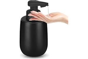 Phneems Automatyczny Dozownik MydłA Elektryczny Dozownik MydłA Z Czujnikiem Bezdotykowy Wodoszczelność Ipx5 Elektryczny Dozownik MydłA Do łAzienki, Kuchni, Biura czarny