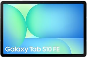 Samsung Galaxy S10 FE Android Tablet, Wifi, 128GB Storage, 8GB Memory, 10.9" Display, S Pen included, Long lasting Battery, Grey, 3 Year Extended Warranty (UK Version)
