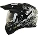 Produktbild Enduro Helm mit Sonnenblende Broken Head Fullgas Viking matt schwarz - Cross Helm - MX Helm - Quad Helm (S 55-56 cm)