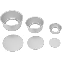 Set 3 Tortiere Rotonde Auddemg - 15/20/26 Cm, Alluminio Anodizzato - Foto 10