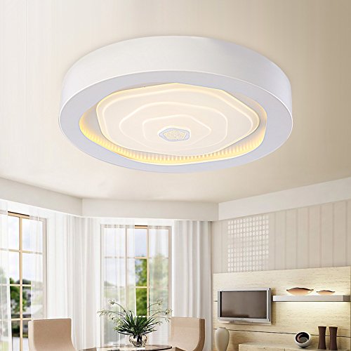Preisvergleich Produktbild Modernes Schlafzimmer Deckenleuchte, modernen, minimalistischen Schlafzimmer Deckenleuchte, rund kreatives Doppel Farbe segmentiert Deckenleuchte led, Durchmesser 60 cm, Farbe