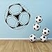 Produktbild Xzfddn Fußball Große Vinyl Wandkunst Aufkleber Klassenzimmer Jungen Raum Gym Aufkleber Fußball