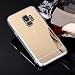 Produktbild Galaxy S9 Plus (S9 +) Silikon Spiegel Hülle,Mirror Effect Soft Case für Samsung S9 Plus (S9 +),Leeook Neu Mode Cool Luxus Elegant Gold Schlank Slim TPU Handy Gehäuse Hülle Ultradünnen Weiche Soft TPU Telefon-Kasten Handyhülle Mirror Spiegelnd Make Up Protective Case Cover Bumper für Samsung Galaxy S9 Plus (S9 +) + 1 x Schwarze Eingabestift-Golden