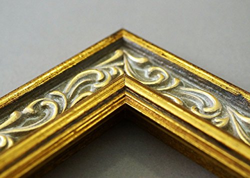 Spiegel Wandspiegel Badspiegel Flurspiegel Garderobenspiegel – Über 200 Größen – Verona Gold 4,4 – Außenmaß des Spiegels 10 x 10 – Wunschmaße auf Anfrage – Modern - 5