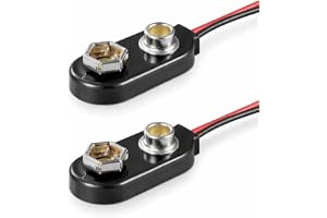PerfectHD 2 x 9 V batterihållare | I-form | lösa kabeländar | vattenavvisande