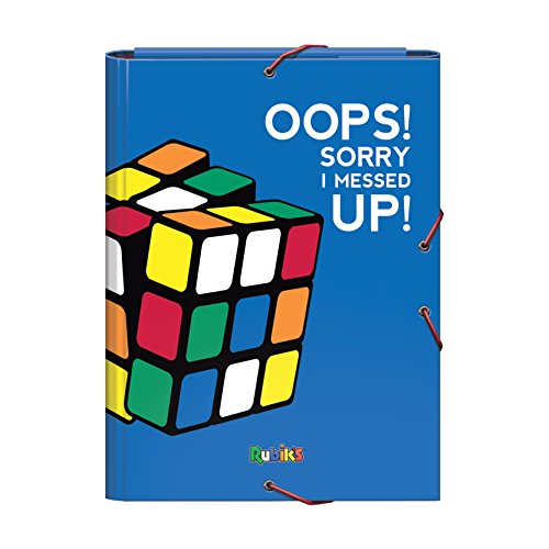 Dohe Rubik Color - Carpeta gomas con solapas  color azul