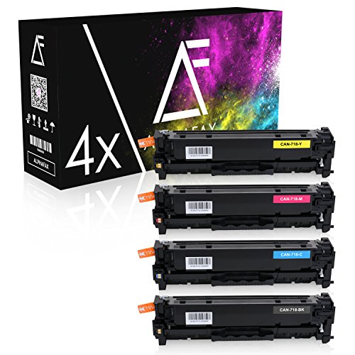 4 Toner für Canon 718 - 2659 2660 2661 2662 B002 - I-Sensys LBP-7200 7210 7660 7680 C CDN CN Series MF-8330 8340 8350 8360 8380 8500 8540 8550 8580 CDN CDW CD Series