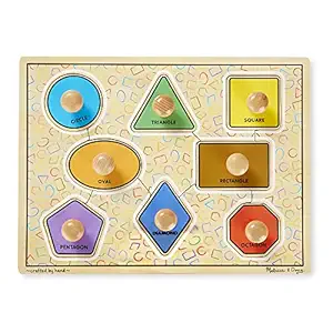 Melissa & Doug 3390 Large Shapes Jumbo Puzzle