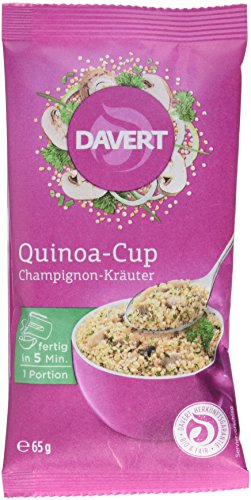 Preisvergleich Produktbild Davert Quinoa-Cup Champignon-Kräuter, 8er Pack (8 x 65 g)