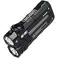 LOOP GEAR SK05 Flat LED Torch with 6000mAh Power Bank, 2850 Lumens, Floodlight, Spotlight & Sidelight, Magnetic Tail, IP68 Waterproof, Super Bright EDC Torch for Camping Hiking Emergency & Survival