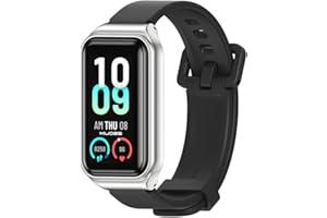 MIJOBS Strap for Amazfit Band 7 Silicone Replacement Strap Watch Wrist Band Smart Bracelet Accessories for Amazfit 7 Fit Band