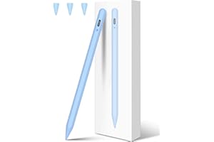 BONZATA Penna Stilo per Apple iPad (2018-2024),Con Sensibile all'inclinazione&Rigetto del palmo&Magnetica Stylus Pencil, Compatibile iPad 6/7/8/9/10 Generazione/Pro 11/12.9/Air 3-4-5/Mini 5/6,Pen Digitale