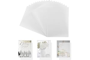 DKDXID 100 Hojas de Papel Vegetal A4 35g/M2 Papel Calco Transparente Tracing Paper de Calco para Dibujo Vellum Papel Cebolla para Envolver Papel de Calco Translucido Papel de Arquitecto -210x297 mm