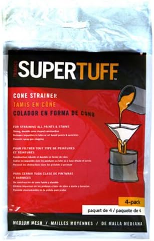 TrimacoSuperTuff Cone Strainer Medium Mesh, 4-Pack