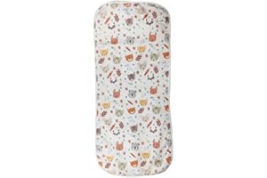 COSAMUI Colchoneta Universal Transpirable para Silla de Paseo – Compatible con Jané, Inglesina, Easywalker, Kinderkraft, UPPAbaby – Funda de Verano para Carrito de Bebé (Animales del bosque)