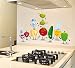 Luke And Lilly Cartoon Vegetables Wall Sticker For Kitchen( Pvc Vinyl, 120 Cm X 75 Cm) RS.299.00