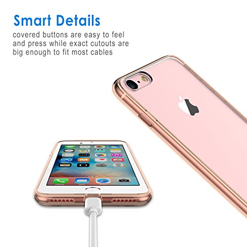 JETech Case for Apple iPhone 8 and iPhone 7 Shock-Absorption Bumper Cover, Rose reviews JETech Case for Apple iPhone 8 and iPhone 7 Shock-Absorption Bumper Cover, Rose