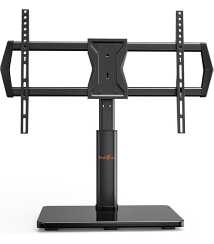 ONKRON TV-standaard van gehard glas voor 30-60 inch, tv-standaard op ONKRON TV-standaard van gehard glas voor 30-60 inch, tv-standaard op