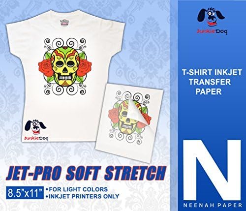 JET-PROÂ®SS JETPRO SOFSTRETCH HEAT TRANSFER PAPER 8.5 X 11 CUSTOM PACK 10 SHEETS by Jet Pro SS