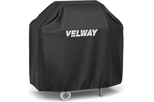 Velway Pokrowiec na grilla, wodoodporny pokrowiec na grilla, wytrzymały materiał Oxford 210D, pokrowiec na grilla, ochrona przed promieniowaniem UV, pyłoszczelny, wiatroszczelny, odporny na warunki
