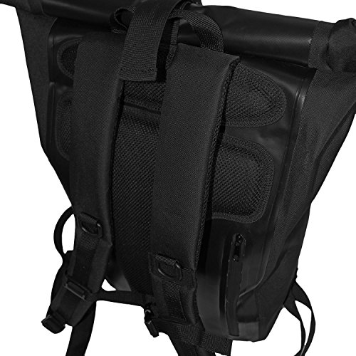 Red Loon Kurier Rucksack Courier Bag Kuriertasche LKW-Plane Backpack Fahrrad schwarz oder orange - 4