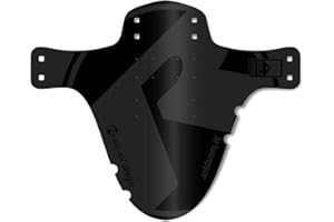 RIE:SEL DESIGN Riesel Design Schlamm PE Mountainbike Enduro Style Parafanghi Anteriore e Posteriore, Stealth